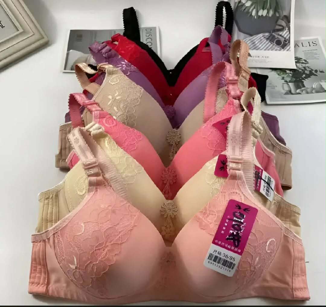 Padded bra no wire semless breathable fabric all sizes availabel photo 2