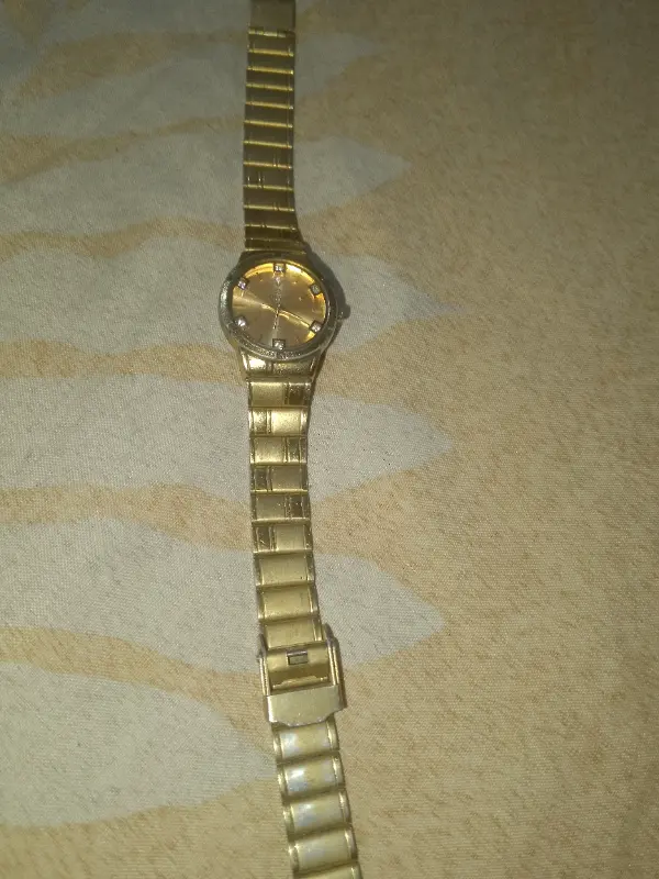 Gold plated ladies watch photo 8