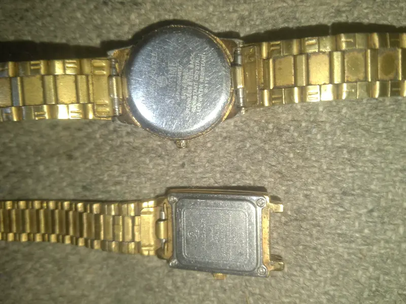 Gold plated ladies watch photo 10