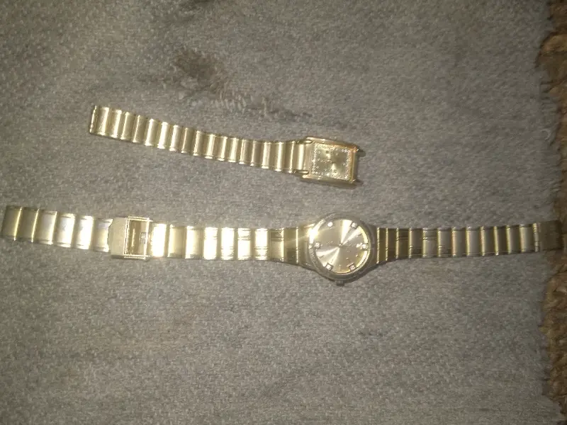 Gold plated ladies watch photo 1
