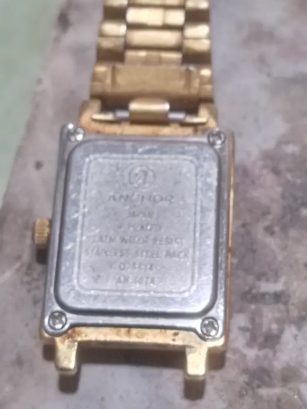 Gold plated ladies watch photo 2