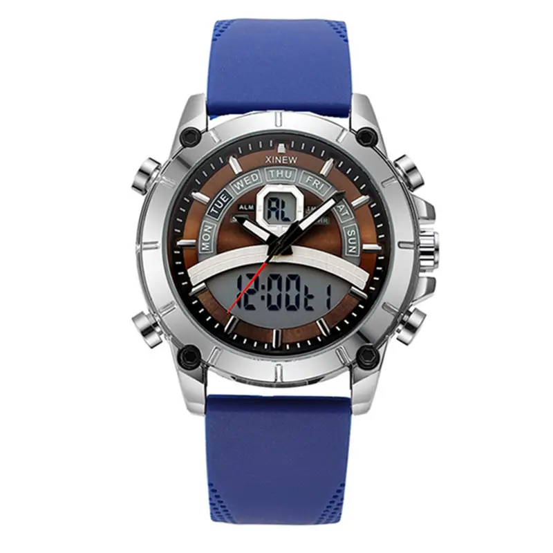 Men's Digital Display Sports Watch Black Strap photo 2