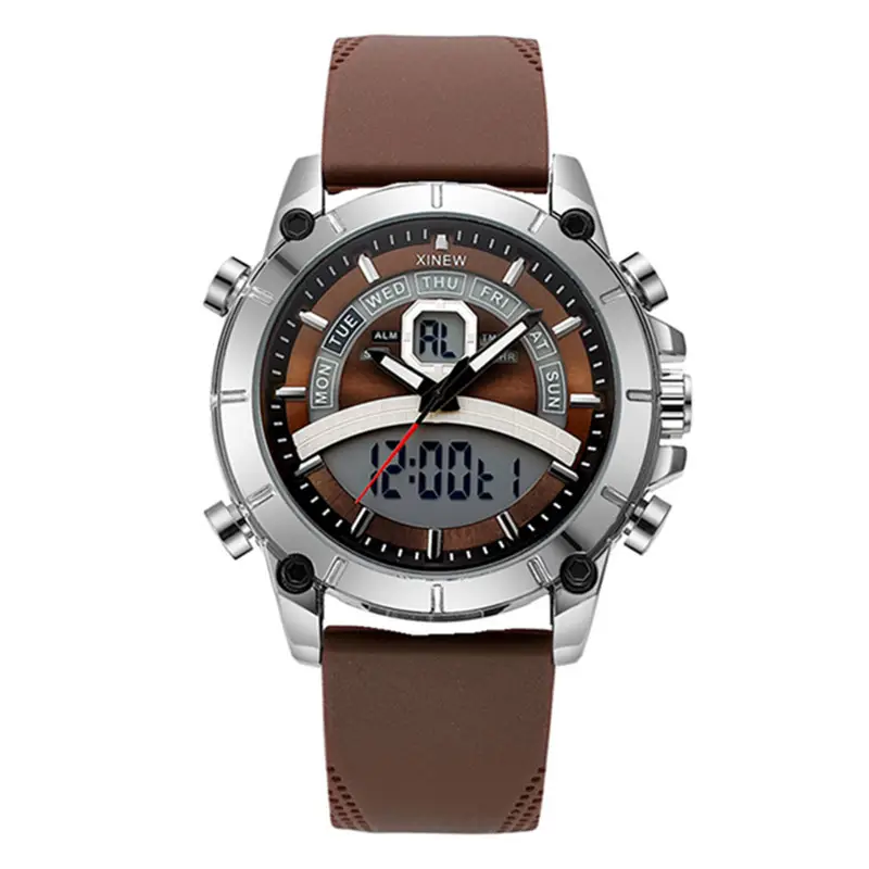 Men's Digital Display Sports Watch Black Strap photo 1