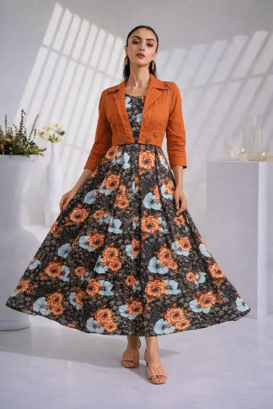 Maxi frock ladies dresses photo 1