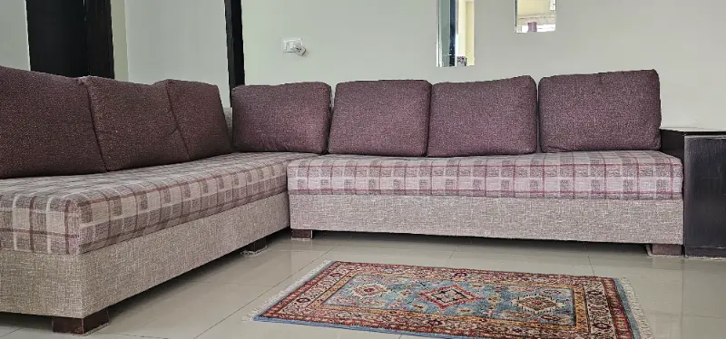 L-shape sofa set with Cushions photo 1