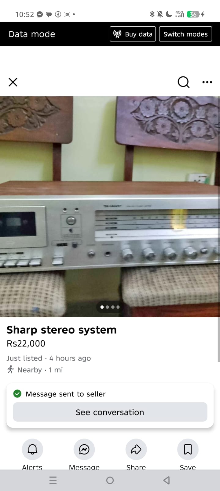 Sharp stereo system photo 7