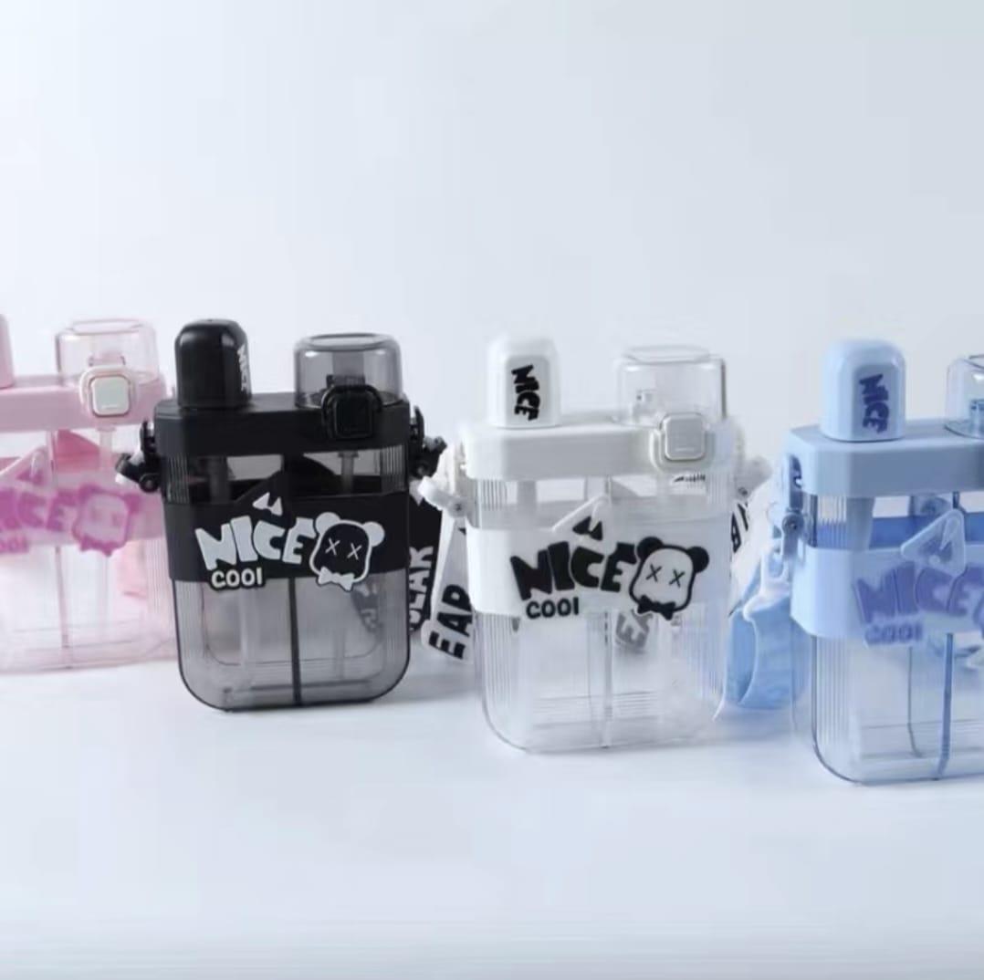 Double straw bottle available photo 6