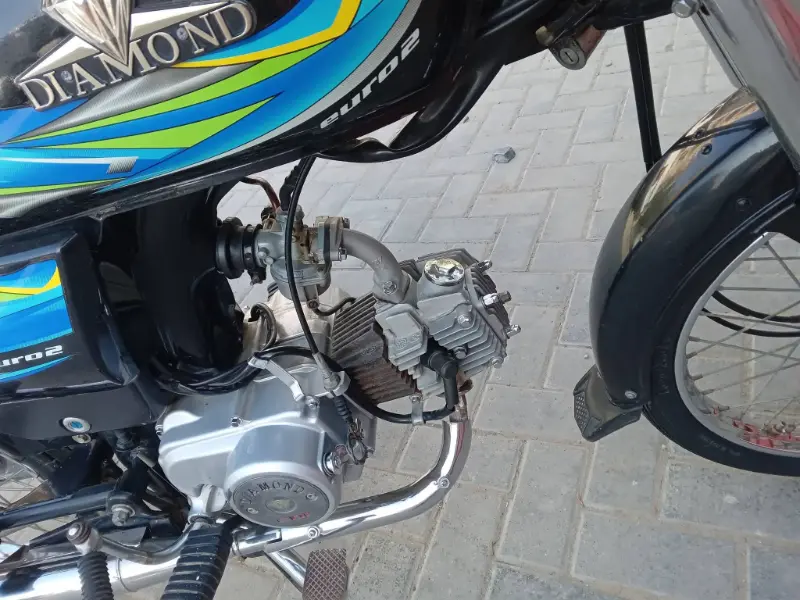Diamond 70cc bike Black colour model 2025 photo 9