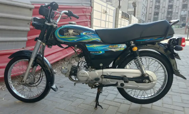 Diamond 70cc bike Black colour model 2025 photo 1