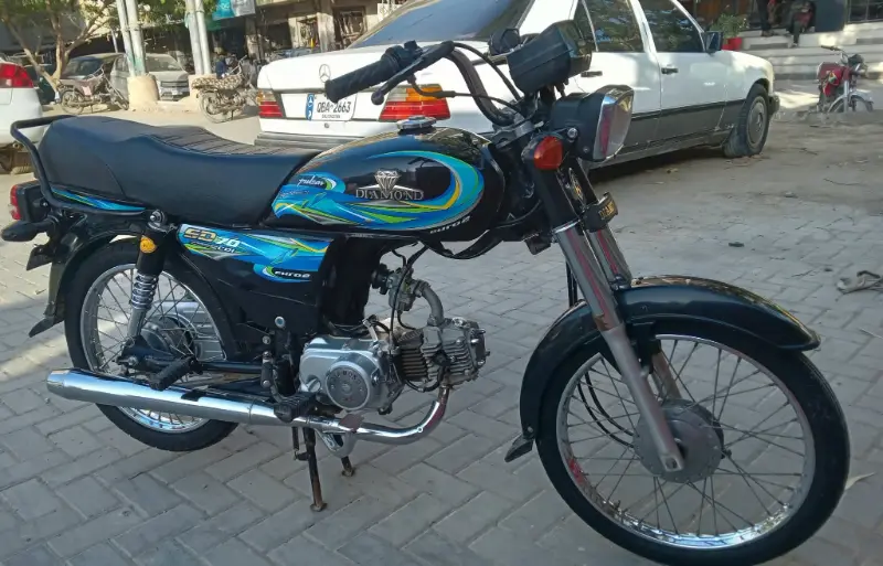 Diamond 70cc bike Black colour model 2025 photo 5