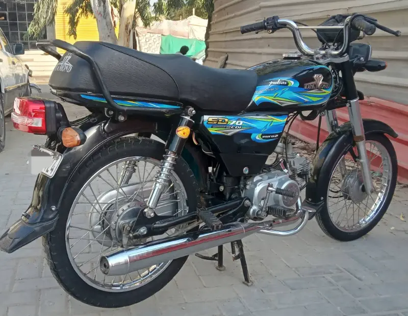 Diamond 70cc bike Black colour model 2025 photo 11