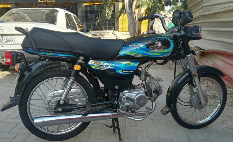 Diamond 70cc bike Black colour model 2025 photo 7