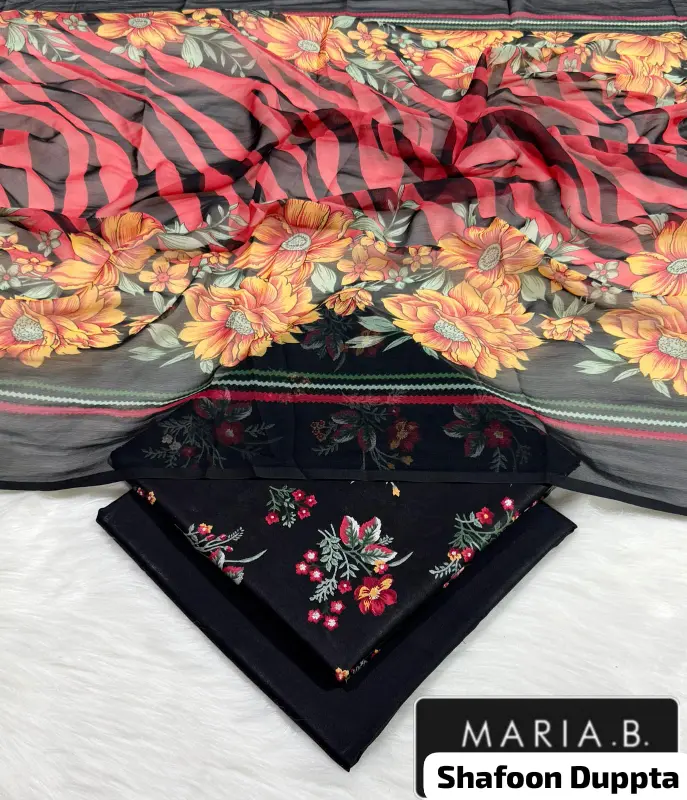 Maria b . Orignal Lawn suit3 pc photo 7