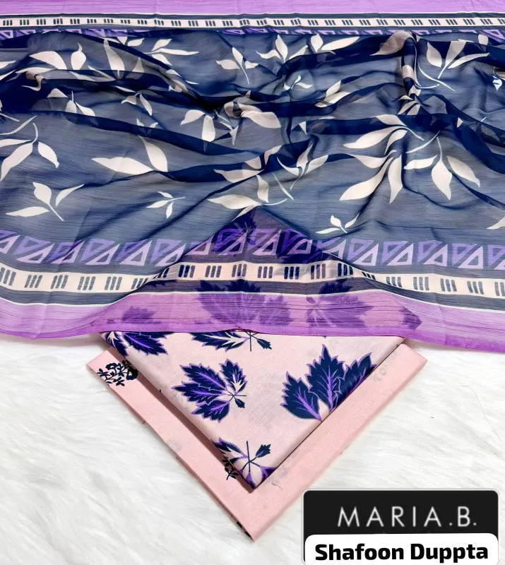 Maria b . Orignal Lawn suit3 pc photo 6