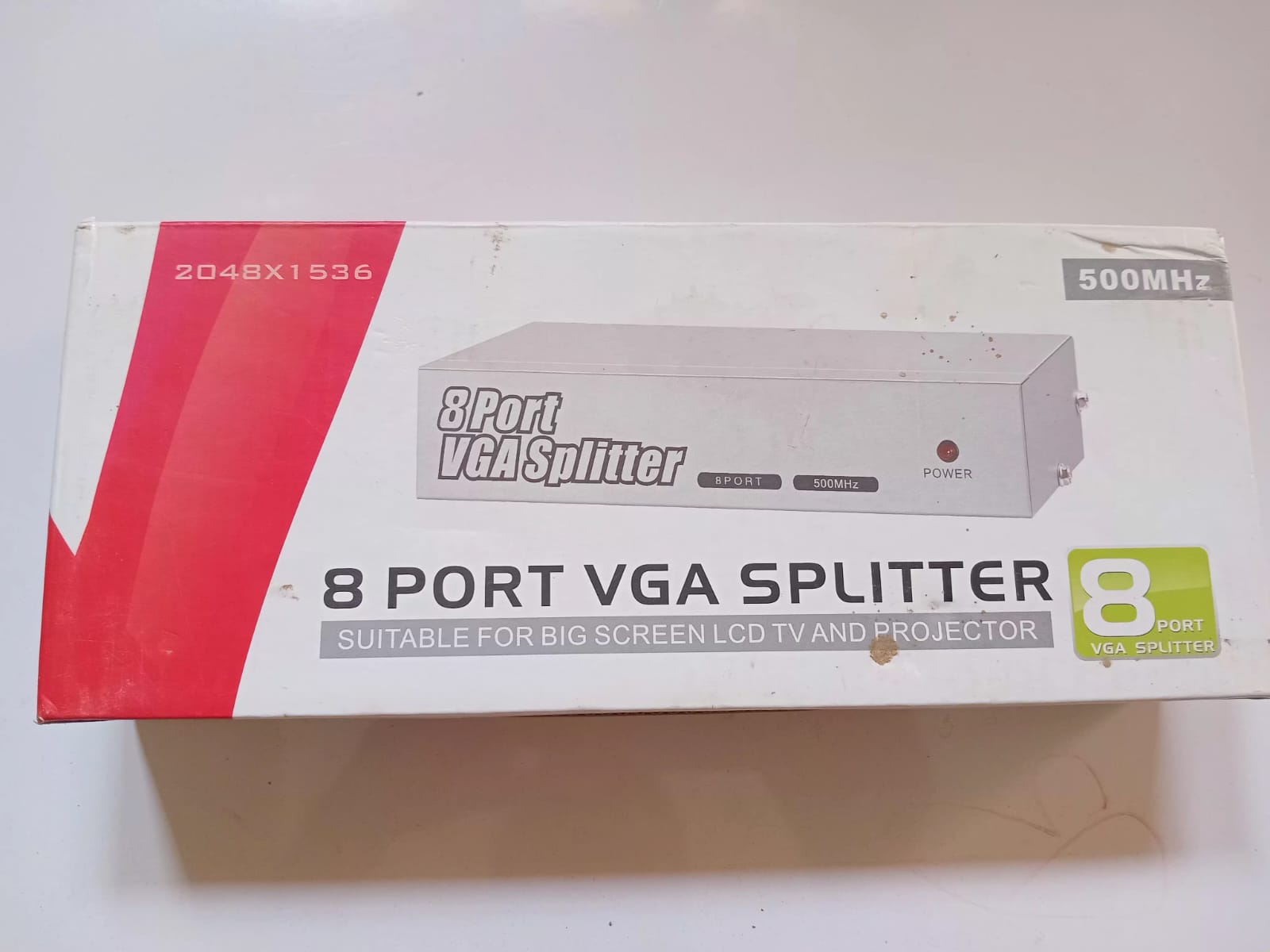 •8-Port VGA Splitter - 500MHz High Bandwidth (For Multi-Monitor Setup) photo 1