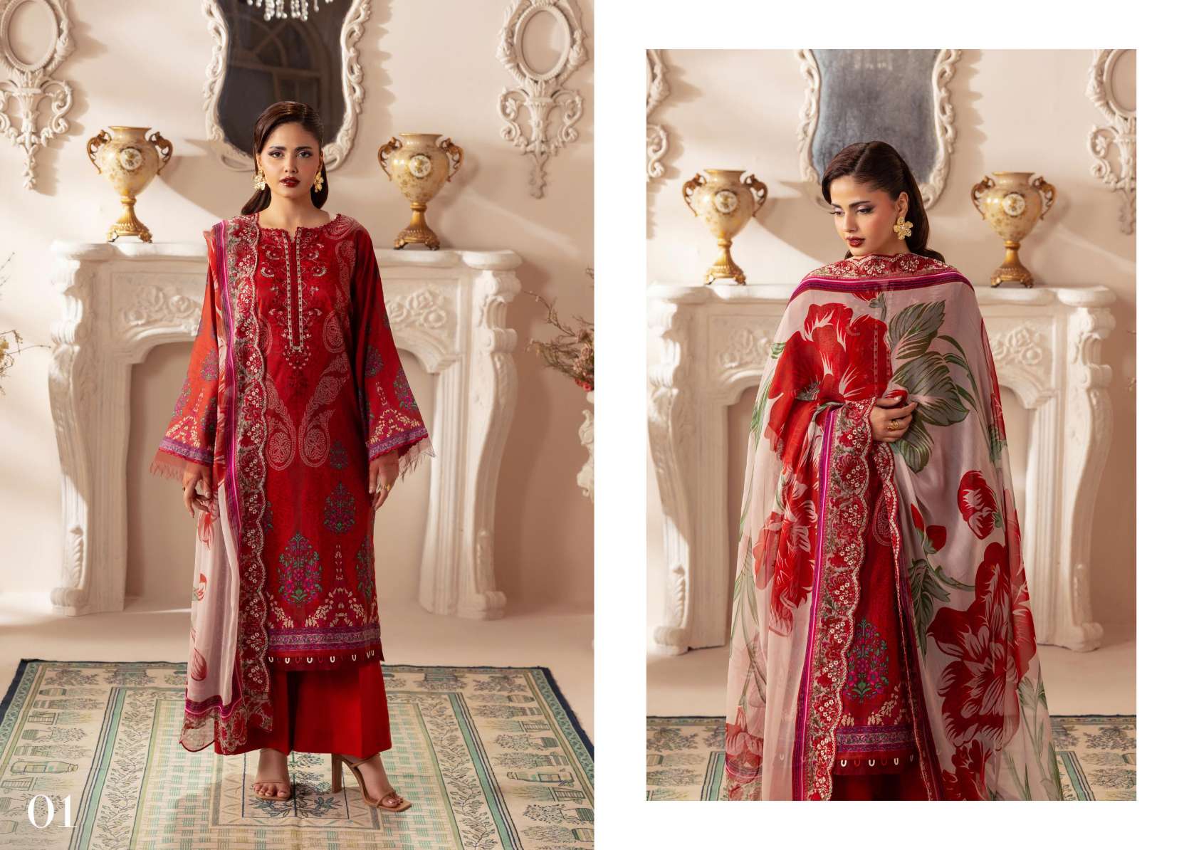 Lawn Embroided Dresses photo 12