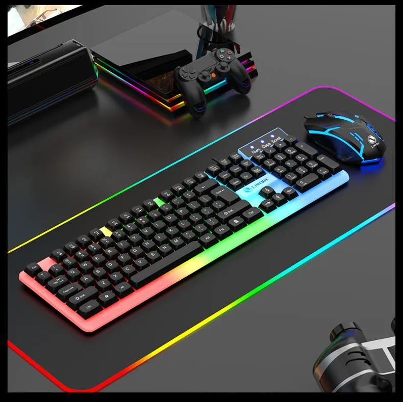 RGB Gaming Keyboard Mouse Set with Mouse. photo 2