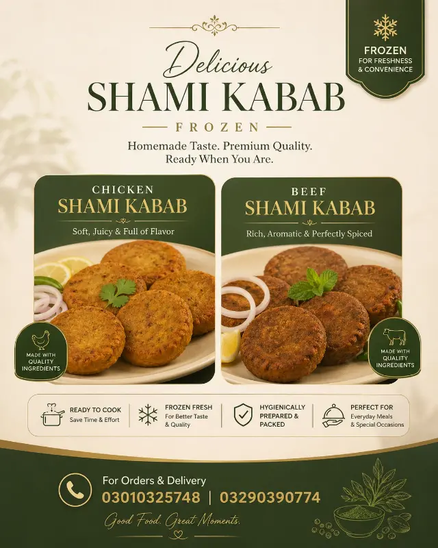 Home made frozen shami kabab available photo 1