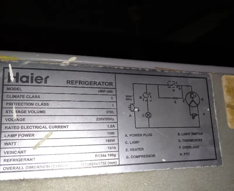 I'm sale Haier fridge HRF 380 photo 4