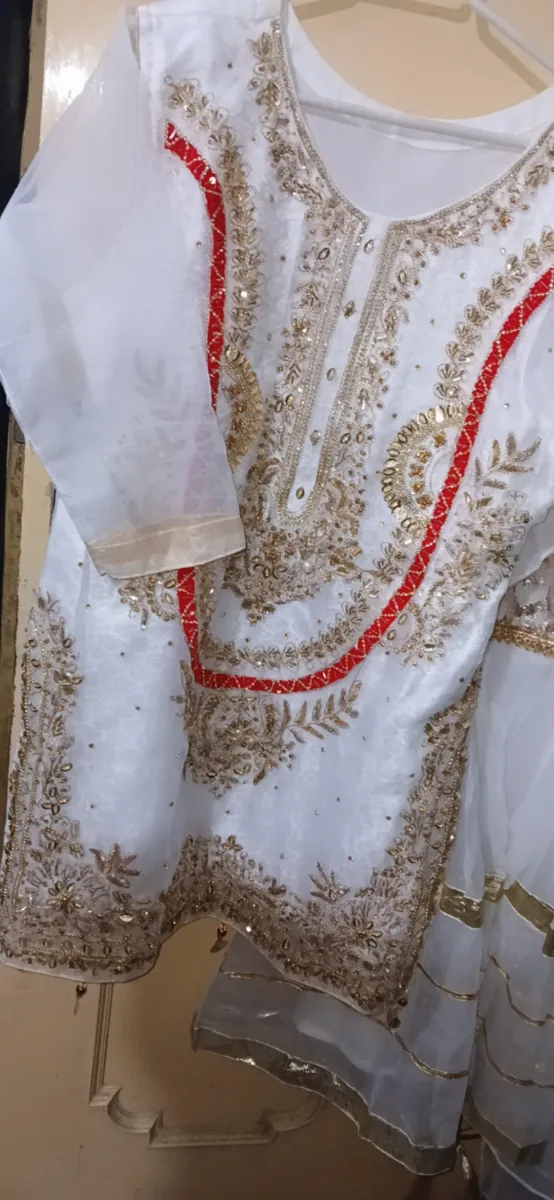 White Nikah Dress photo 3