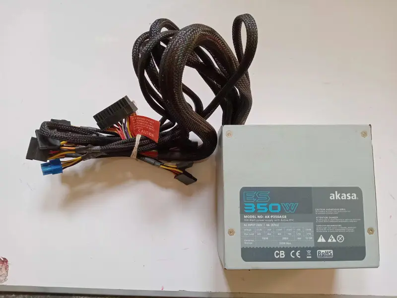 Akasa ES 350W Power Supply (AK-P350AG8) with Active PFC photo 2